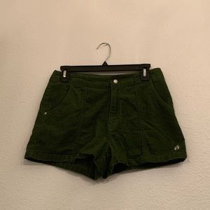 Corduroy Hang Ten Green Shorts